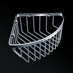 Drôtená polička Bond rohová